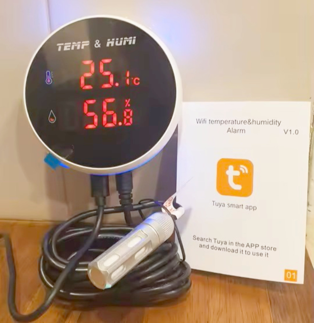 RTD400 Termo-Igrometro LCD di precisione con WiFi e APP gratuita